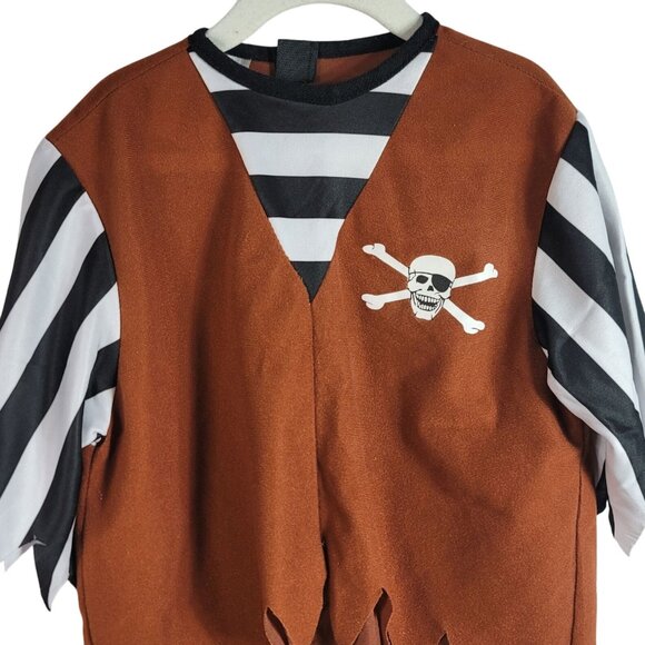 Pony Express Kids Pirate Costume Small Shirt Belt Pants Pretend Cos Halloween - Picture 4 of 15